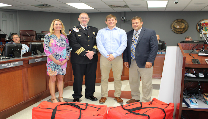 Page High Receives Hands-Only CPR Kits